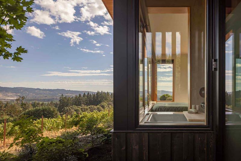 15 Modern House Design With An Amazing View - Decor Hint Glass Pavilion Home in a Vineyard