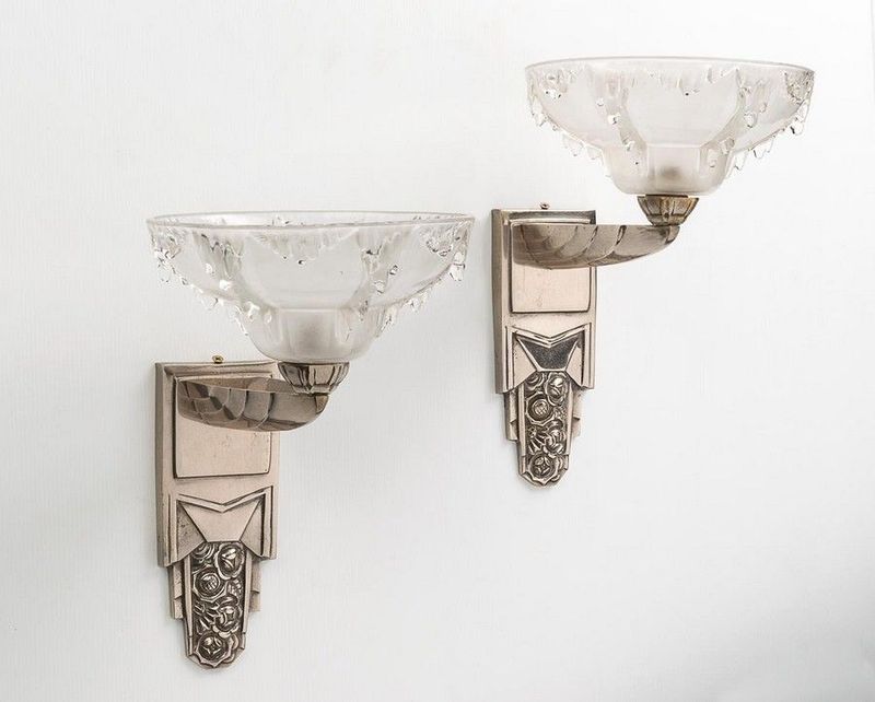 1930s Art Deco Wall Sconces