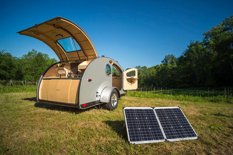 How To Turn A Teardrop Trailer Into A Cozy Mobile Home In 12 Steps - Decor Hint Electrical And Power Systems