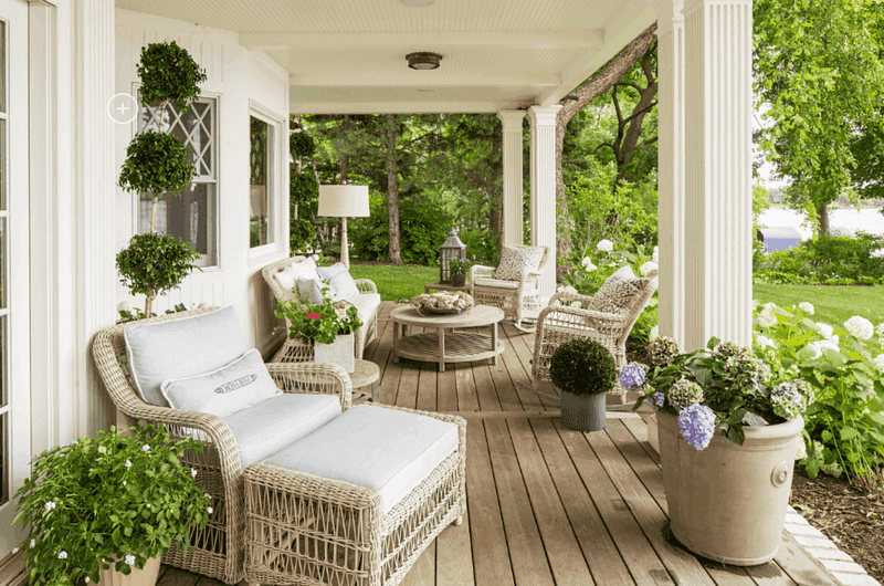 Mississippi Designers Share 6 Porch No-Gos And 8 Outdoor Favorites - Decor Hint Classic Wicker Furniture