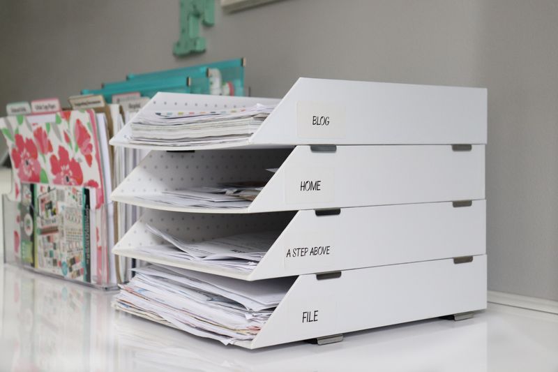 9 Tiny Chores That Instantly Make Your Home Look Tidier, No Spending Required, Just Smart Decluttering - Decor Hint Corral Scattered Papers