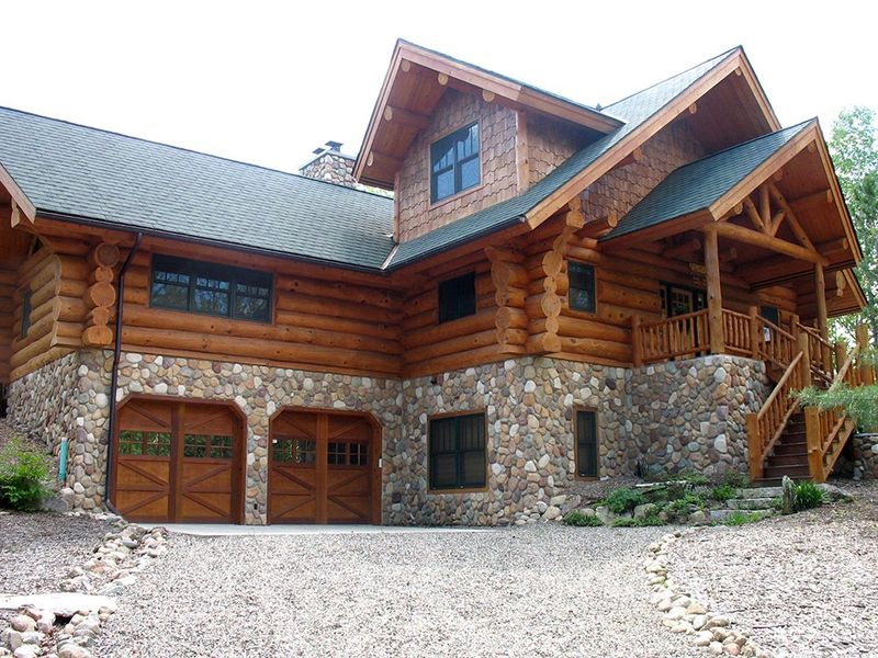 12 Scandinavian-Inspired Exterior Touches From Minnesota Cabins - Decor Hint Natural Stone Foundations