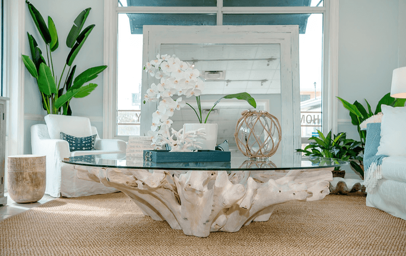 These 11 Coastal-Inspired Designs Are Giving New York Homes A Fresh Look - Decor Hint Driftwood Accent Furniture