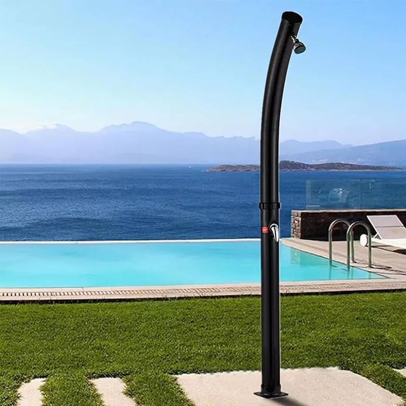 25 Outdoor Shower Ideas That Give Off BIG Beach House Energy - Decor Hint Solar-Heated Shower