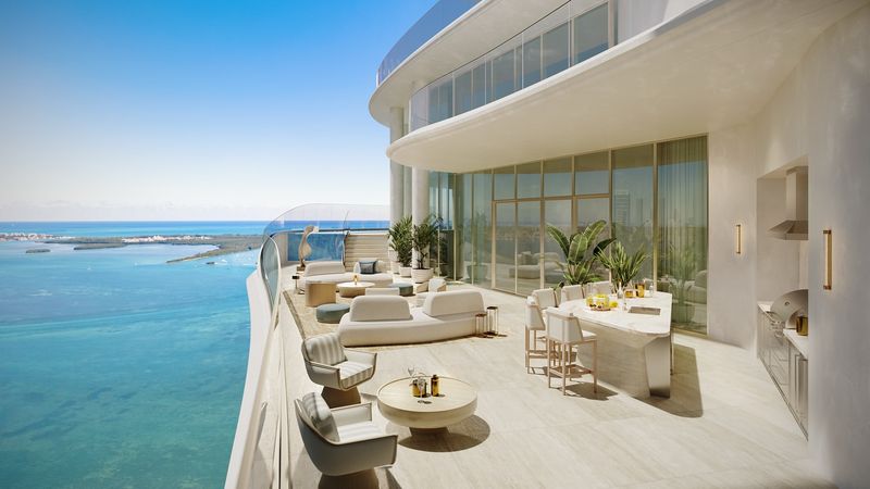 Sleek Ocean-View Terraces