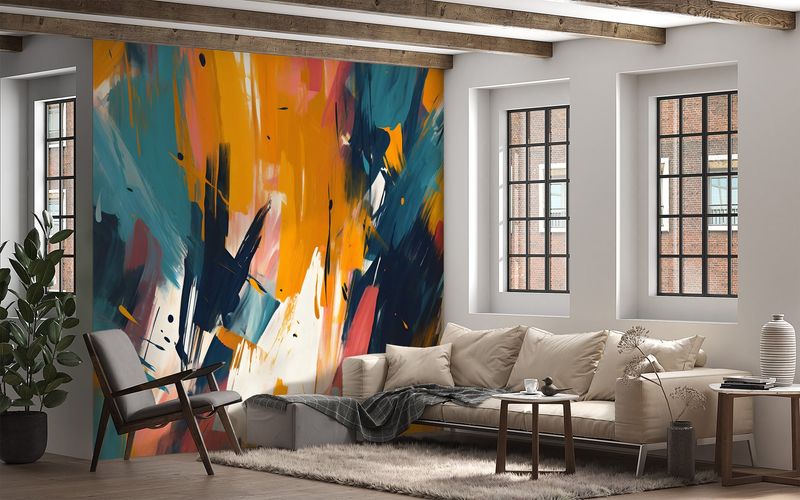 Peel-and-Stick Wallpaper Accent Walls