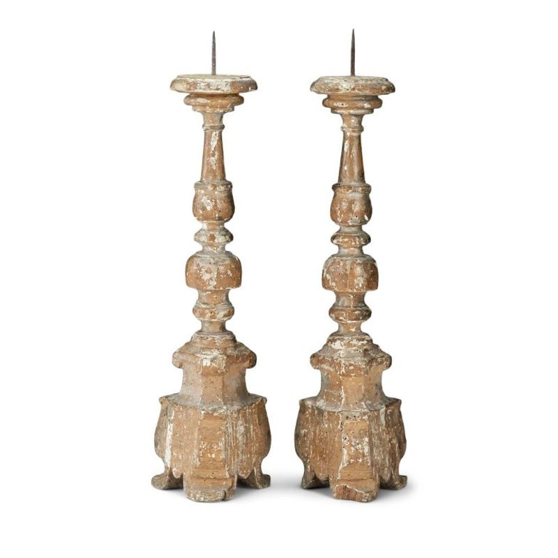 French Country Decor Is Back But Only These Antiques Are Worth It - Decor Hint Hand-Carved Wooden Candelabras
