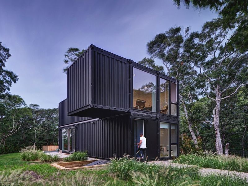 Multi-story Shipping Container Stack