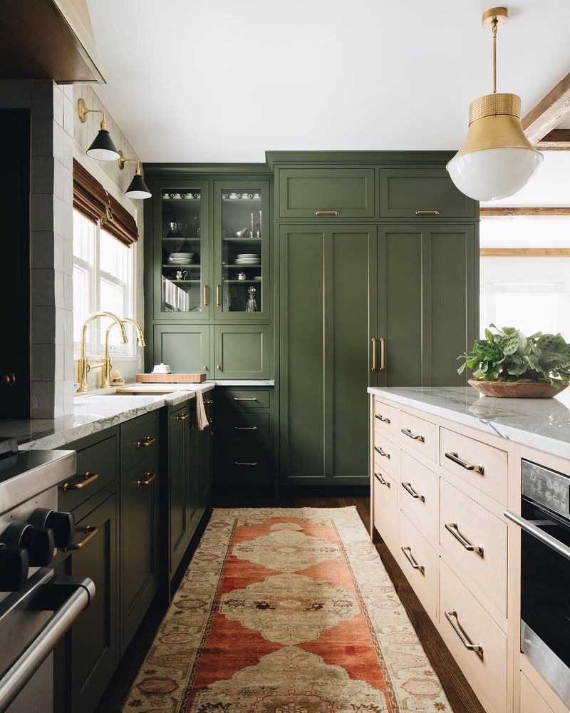 Maine Designers Reveal 17 Paint Trends On Their Way Out And 5 Already Gone - Decor Hint Olive Green Cabinets (on the way out)