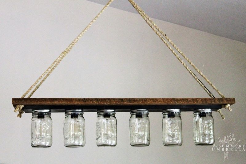 Home Sweet Virginia: Weekend DIY Ideas You'll Love - Decor Hint Create A Moonshine-Inspired Pendant Light