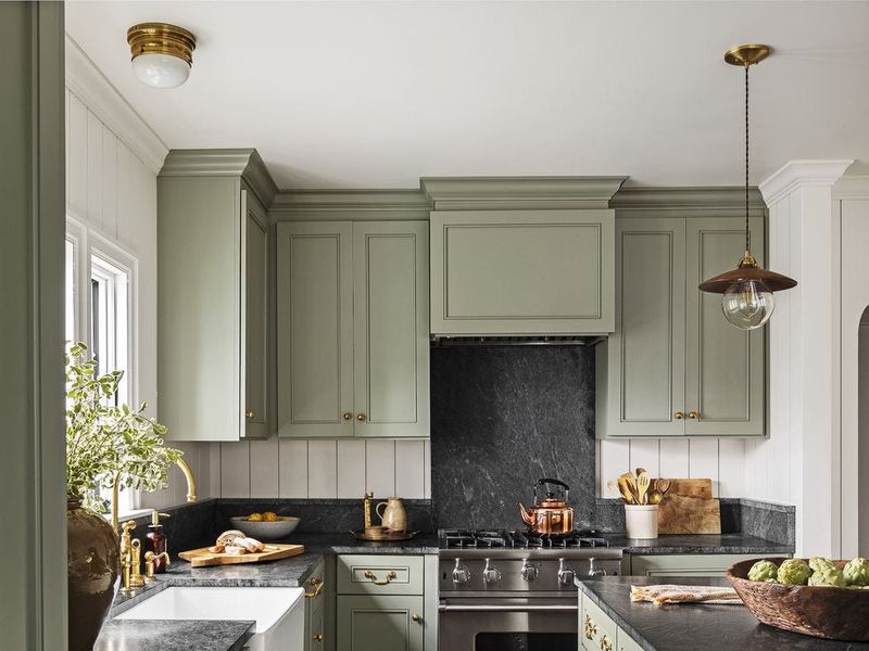 10 Kitchen Colors Falling Out Of Fashion In Jersey City For 2025 (And 2 To Keep) - Decor Hint Warm Sage Green