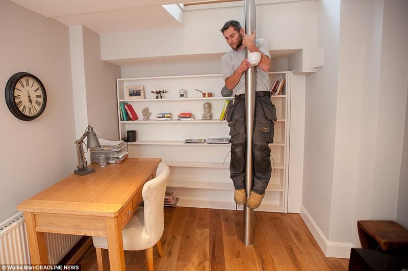 26 Barndominium Features That'll Make You Say 'Wait, That's A House?' - Decor Hint Fireman's Poles
