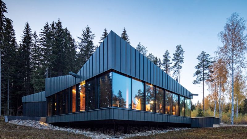 12 Beautiful Homes Sitting On The World's Best Lakes - Decor Hint Scandinavian Sauna House on Lake Saimaa, Finland