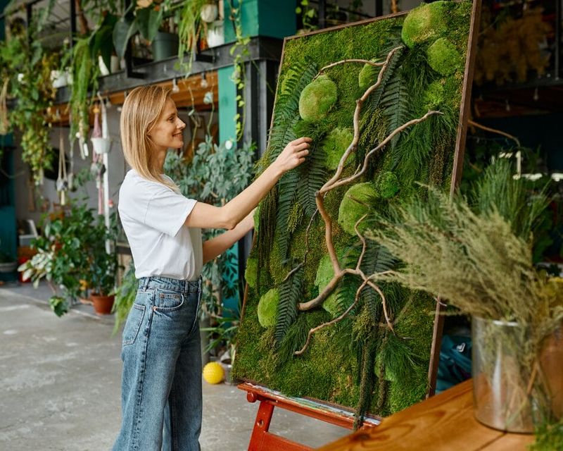 Incorporating Living Elements Among Artwork