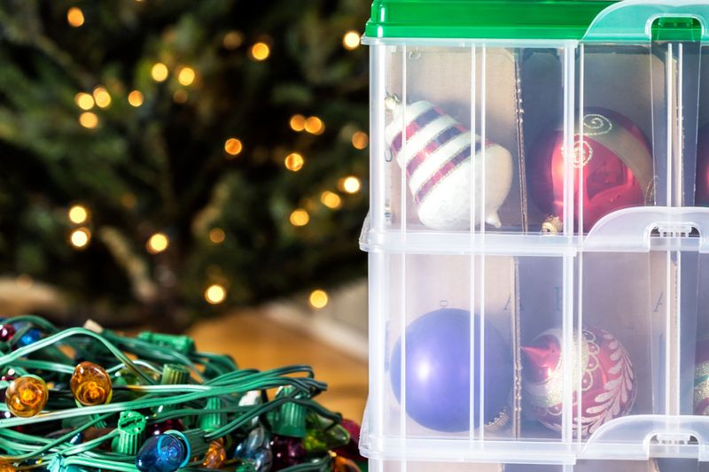 Inappropriate Seasonal Decor Storage