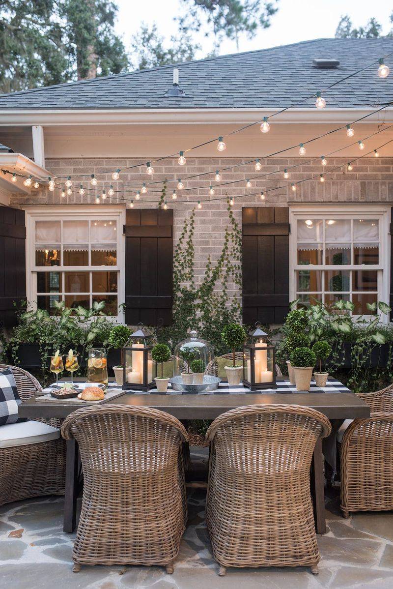 Hanging Outdoor String Lights