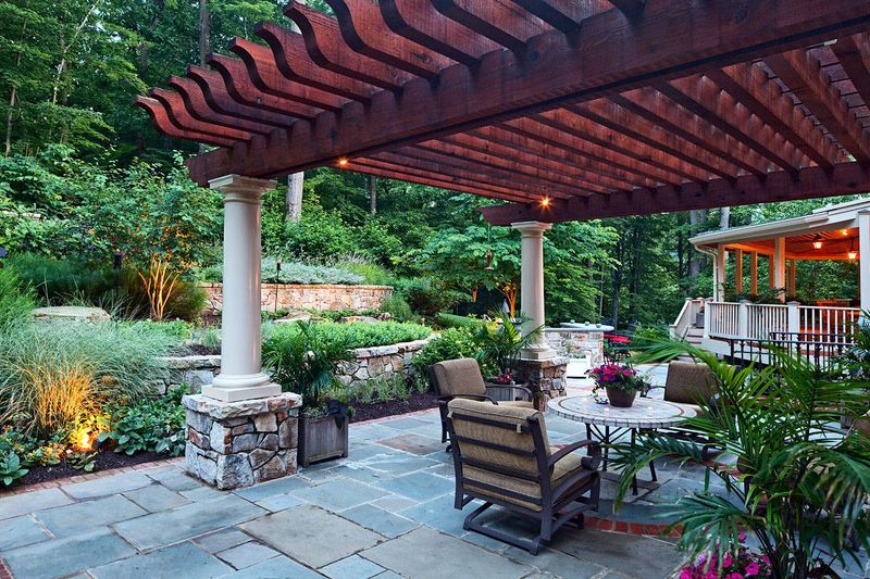 Winery-Inspired Pergola Gardens