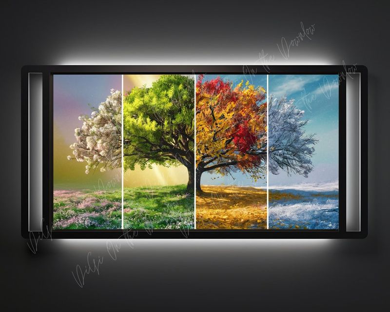 Digital Art Frames With Seasonal Rotation