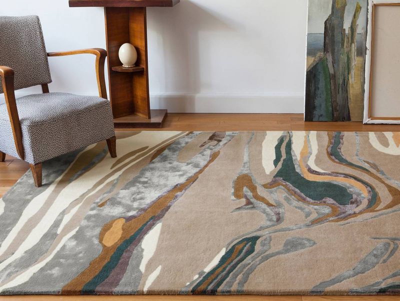 These 22 Bedroom Rug Ideas Complete The Perfect Sanctuary - Decor Hint Abstract Rugs