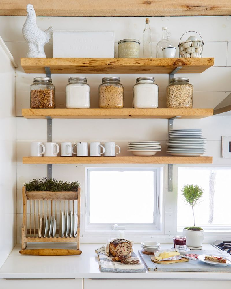 10 Sneaky Details That Make Your Home Feel Messy And 8 That Should Never Be There - Decor Hint Overfilled Open Shelves