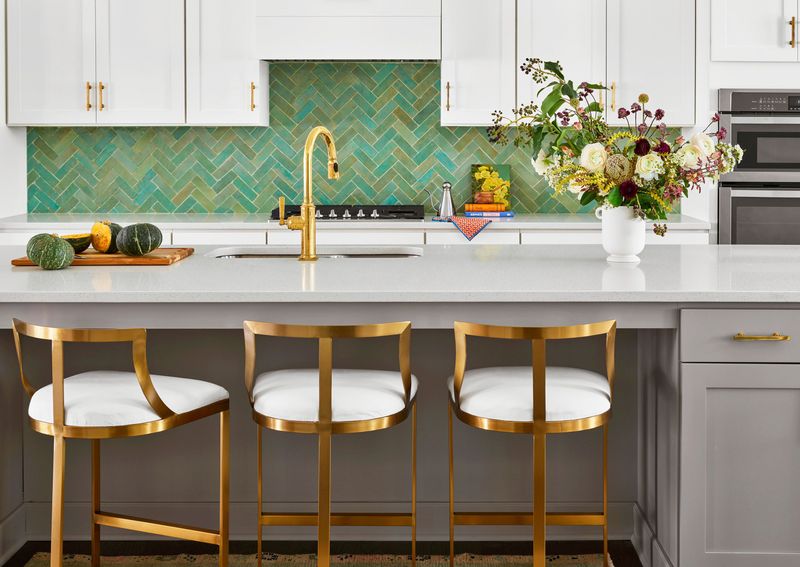 Features From Boomer Homes Gaining Popularity In Arkansas - Decor Hint Colorful Kitchen Tiles Create Visual Interest