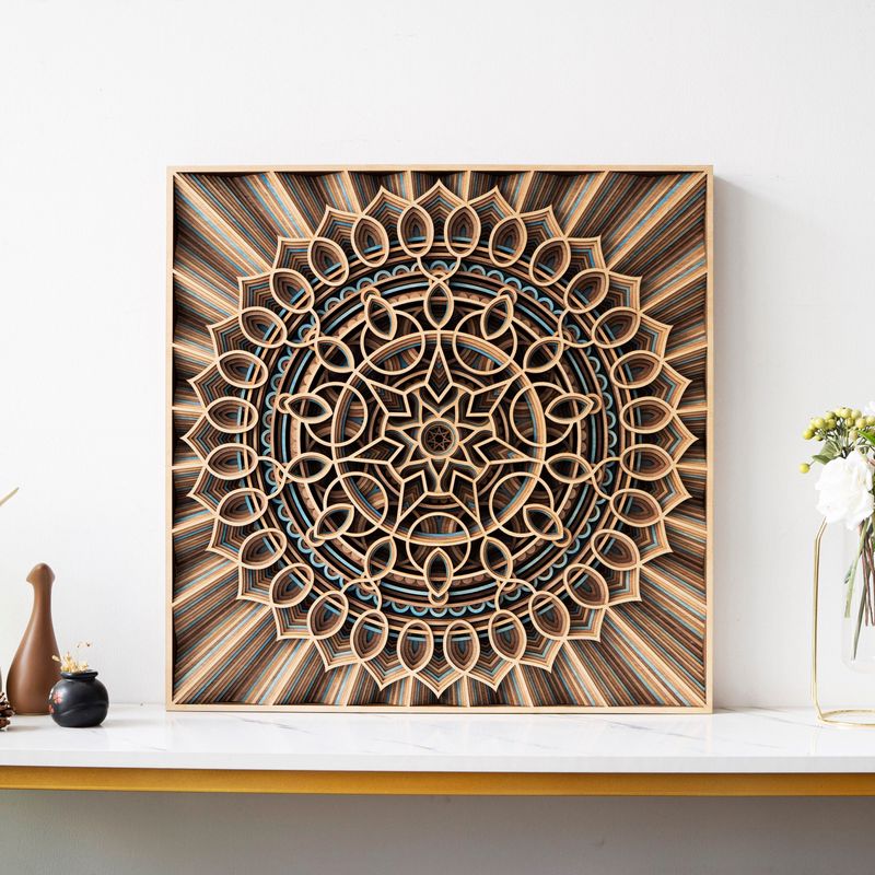 15 Latest Wall Decor Ideas Wooden Wall Decor Interior Design Wall Decorating For Living - Decor Hint Laser-Cut Wood Art Pieces