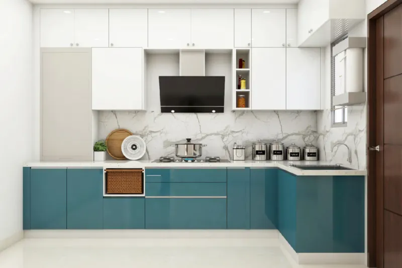 Color-Blocked Cabinet Fronts