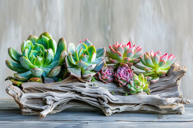 25 Awesome Succulent Porch Garden Ideas To Boost Curb Appeal - Decor Hint Succulents Combined With Driftwood Art