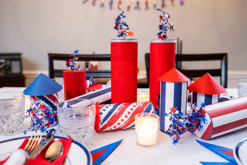 Firecracker Centerpieces