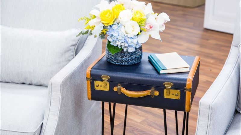 30 Smart Home Decorating Ideas That Cost Almost Nothing - Decor Hint Vintage Suitcase Side Table