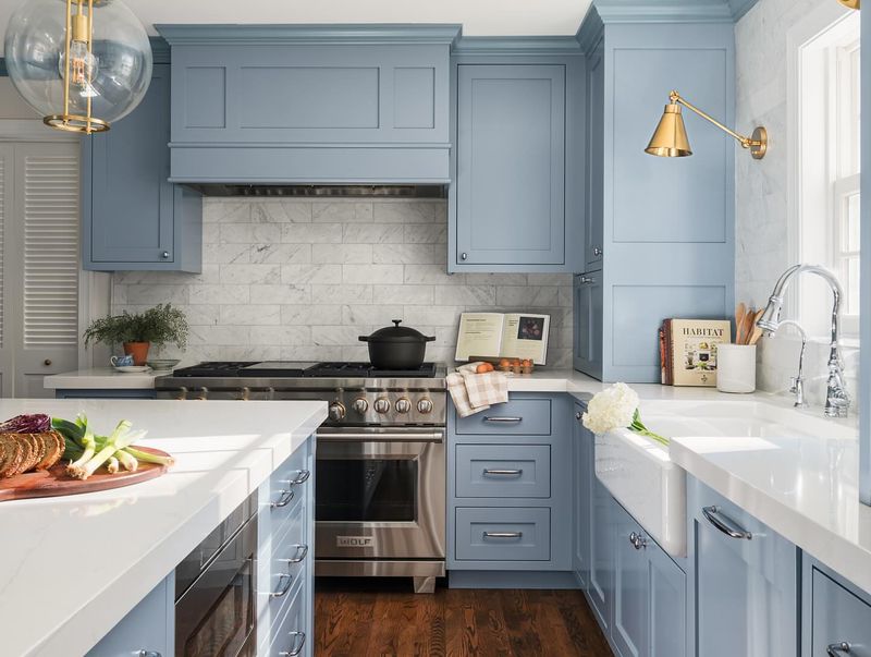 Top 12 Kitchen Colors America Loves Most! - Decor Hint Moody Blue-Gray