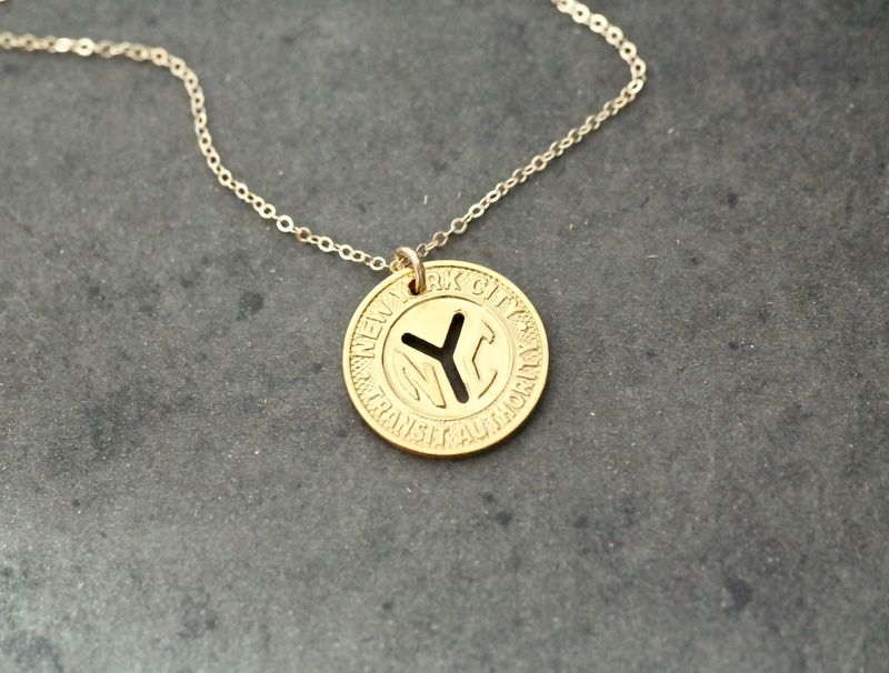 Easy Weekend Wins: What New York DIYers Are Creating - Decor Hint Subway Token Jewelry