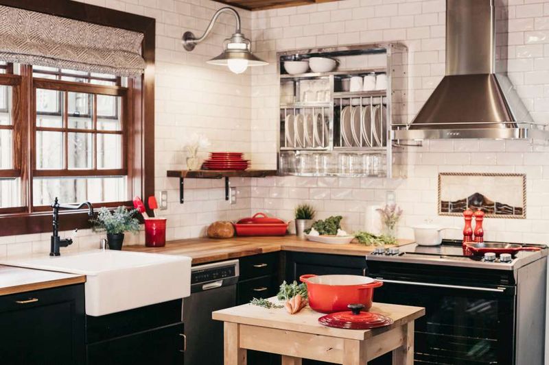 North Carolina Designers Say These 17 Styles Are Headed For Retirement - Decor Hint Open shelves loaded with dishes