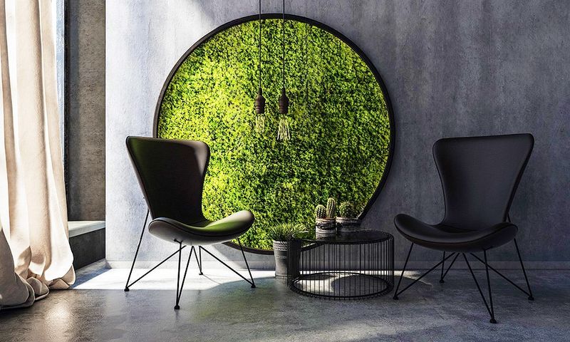 Minimalist Interior Trends Dominating Seattle Apartments - Decor Hint Bioluminescent Moss Accent Walls