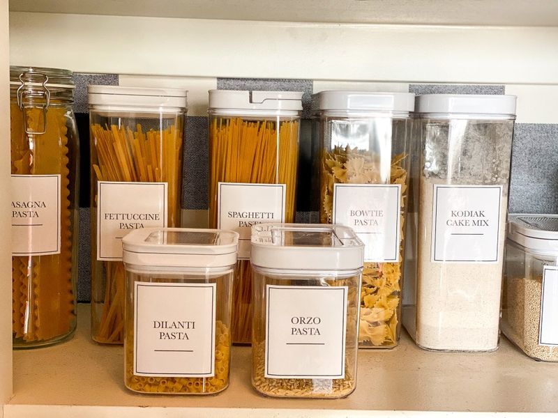 Label Pantry Storage Containers