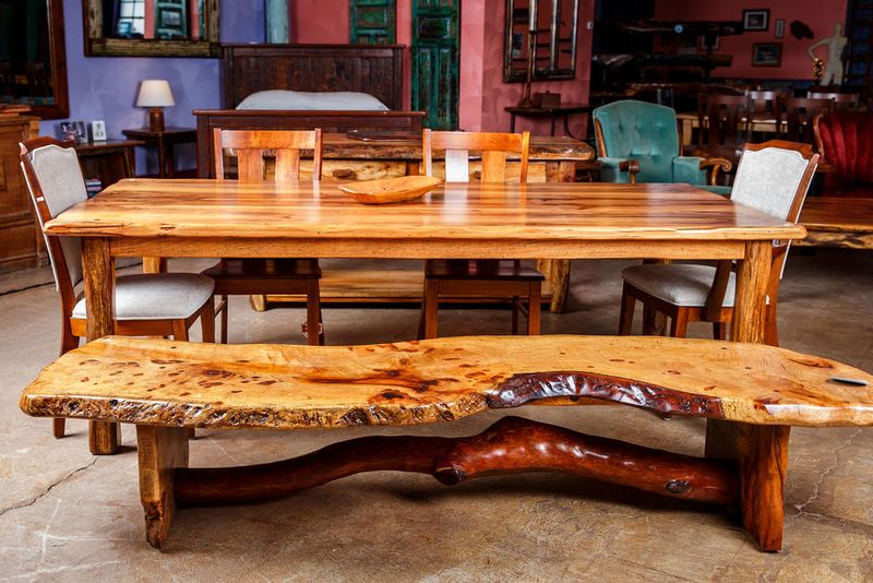 What's Hot (And Not) In New Mexico Antiques: 8 To Keep, 6 To Cash In Now - Decor Hint Rustic Mesquite Wood Dining Tables