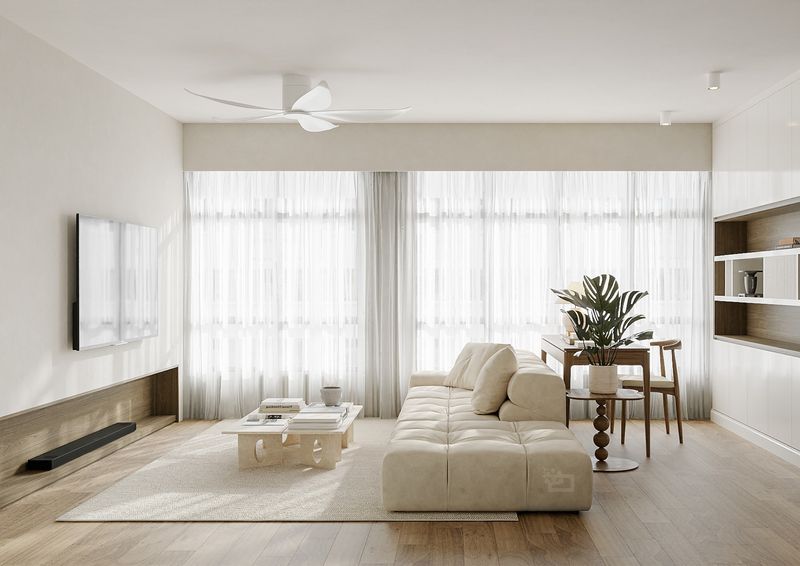 Scandinavian Minimalist Living Room
