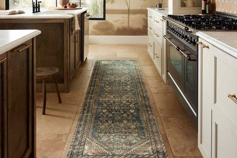 17 Small, But Cool Ways To Make Your Kitchen Look Like An After Shot On HGTV - Decor Hint Roll Out A Washable Rug