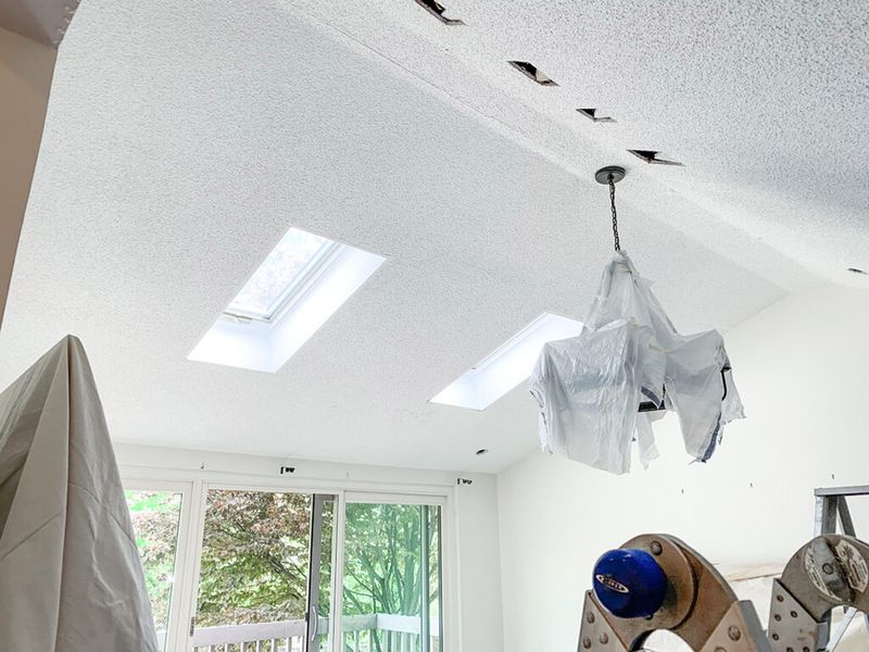 Popcorn ceilings
