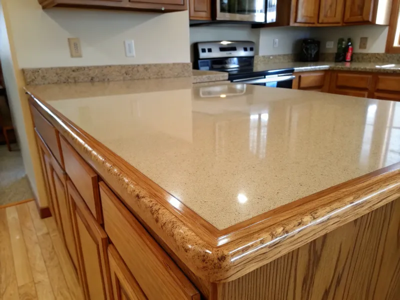19 Fixtures That Instantly Date Your Kitchen - Decor Hint Laminate Countertops with Oak Trim source za sliku