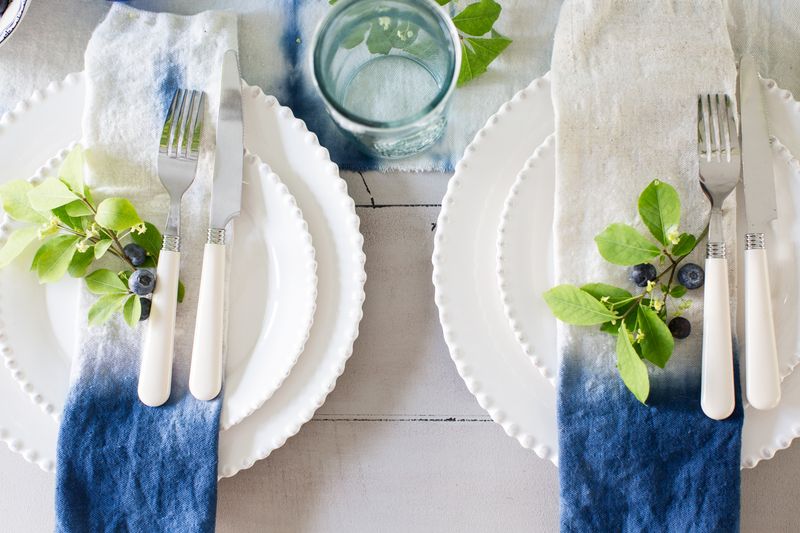 9 July 4th Decor Ideas (That Aren't Red, White & Tacky) - Decor Hint Indigo-Dyed Textiles