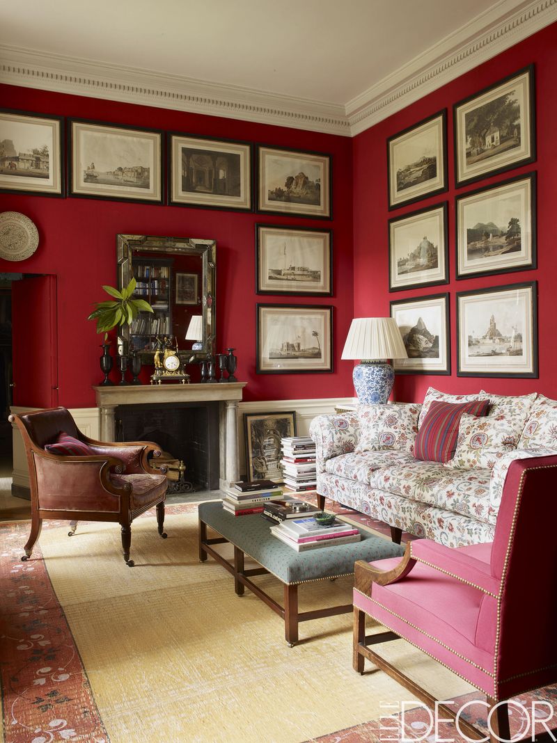 13 Dramatic Paint Colors That'll Bring Your Home To Life - Decor Hint Crimson Red