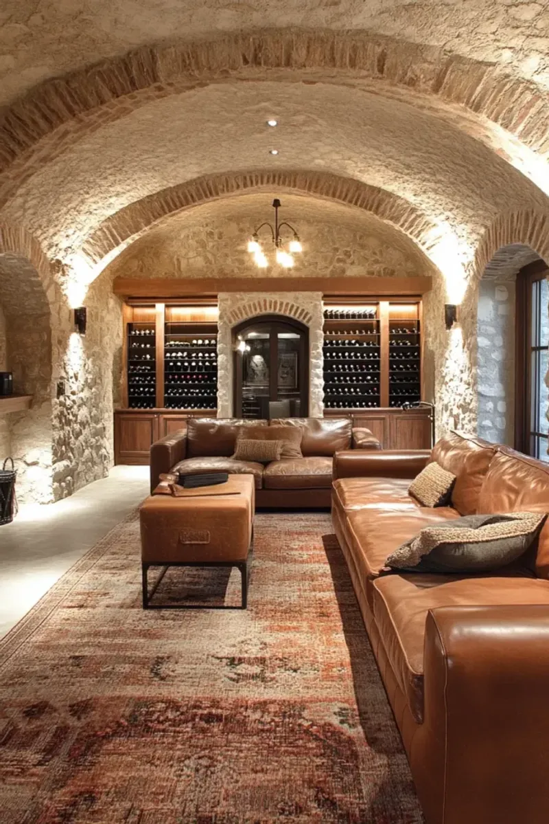 18 Photos That Show Inside A Mansion That Belonged To One Of America’s Wealthiest Families - Decor Hint Vintage Wine Cellar with Stone Walls