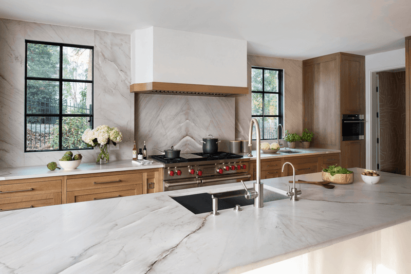 Marble countertops