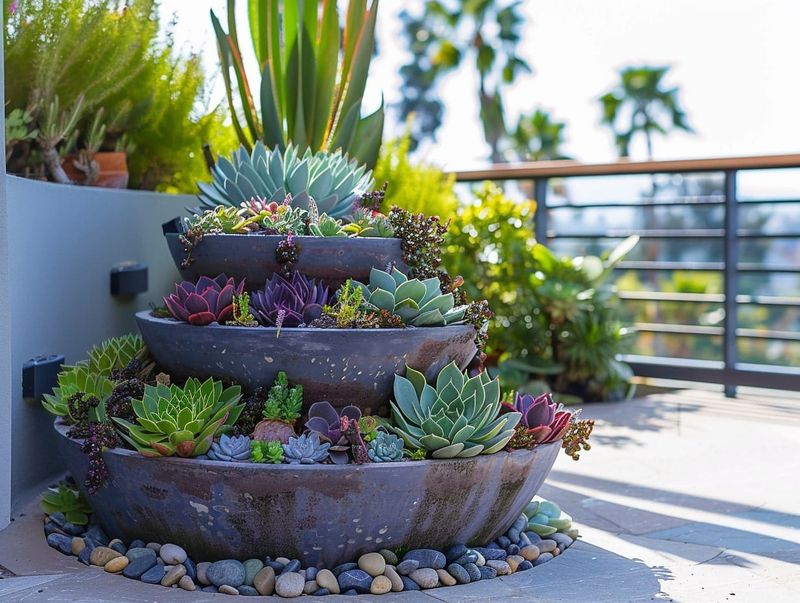 25 Awesome Succulent Porch Garden Ideas To Boost Curb Appeal - Decor Hint Color-Coordinated Succulent Themes