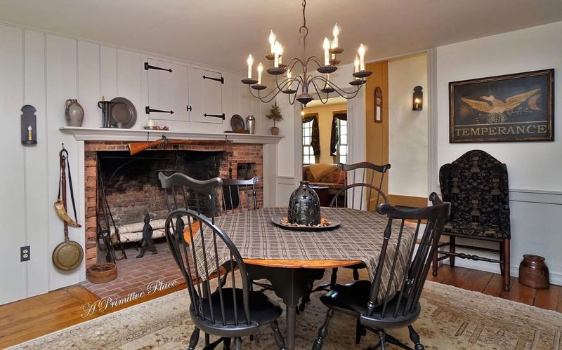 Antique Wooden Furniture with Simple Lines