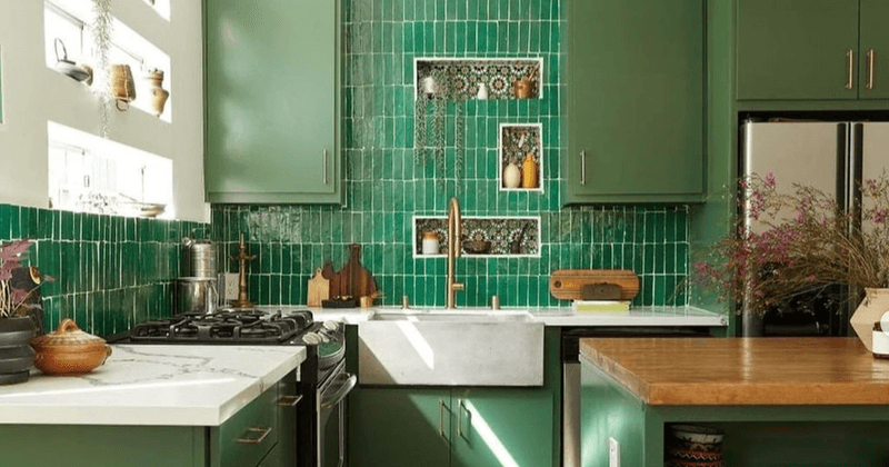 29 Innovative Kitchen Designs Everyone Will Copy Next Year - Decor Hint Handcrafted Tile Backsplashes