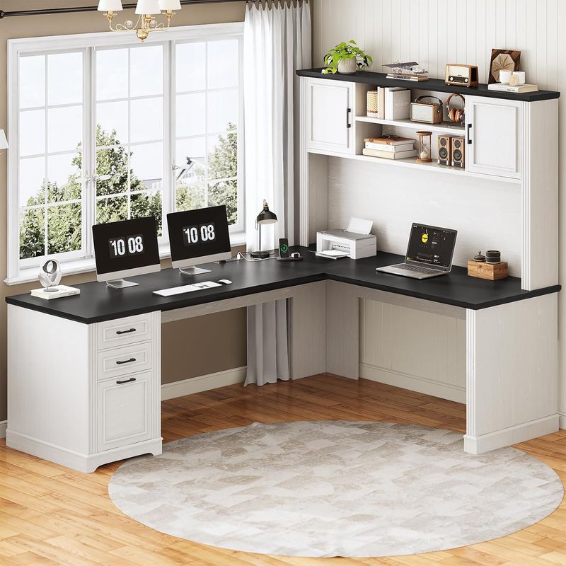 25 Corner Solutions That Turn Dead Space Into Your Favorite Spot - Decor Hint Corner Desk Hutch