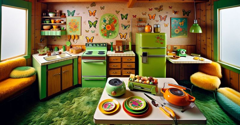 7 Kitchen Colors That Are Officially Out In Rockford Homes + 4 That Were Never Truly In Style - Decor Hint Avocado Green