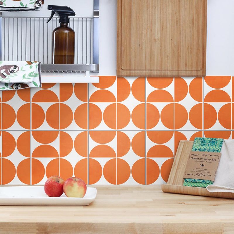 Step Back In Time With 27 Retro Kitchen Styles Straight From The 1970s - Decor Hint Bold Geometric Backsplashes